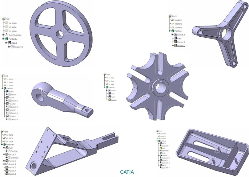 CATIA 부품 설계